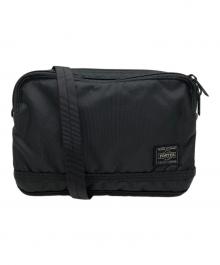 PORTER（ポーター）の古着「フラッシュショルダーバッグ」｜ブラック