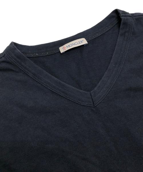 MONCLER（モンクレール）MONCLER (モンクレール) MAGLIA SCOLLO A V ブラック サイズ:Lの古着・服飾アイテム