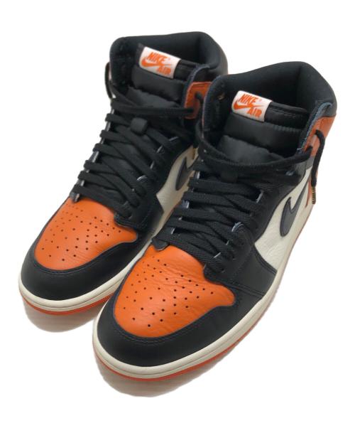NIKE（ナイキ）NIKE (ナイキ) Nike Air Jordan 1 Retro High OG Shattered Backboard オレンジ サイズ:29.5CMの古着・服飾アイテム