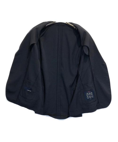 LARDINI（ラルディーニ）LARDINI (ラルディーニ) イージーウェア テクノウールトロピカル3B1プリーツスーツ ネイビー サイズ:50の古着・服飾アイテム