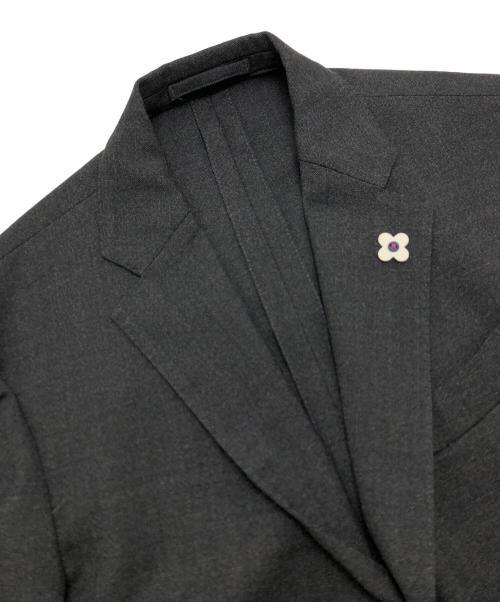 LARDINI（ラルディーニ）LARDINI (ラルディーニ) イージーウェア テクノウールトロピカル3B1プリーツスーツ グレー サイズ:50の古着・服飾アイテム