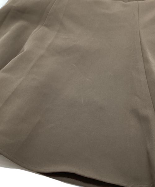 LeJa（レジャ）LEJA (レジャ) フラワーモチーフアシンメトリーチュールマーメイドワンピースドレス ブラウン サイズ:1の古着・服飾アイテム