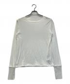SLOBE IENAスローブ イエナ）の古着「レイヤードスリーブロンTEE」｜ホワイト