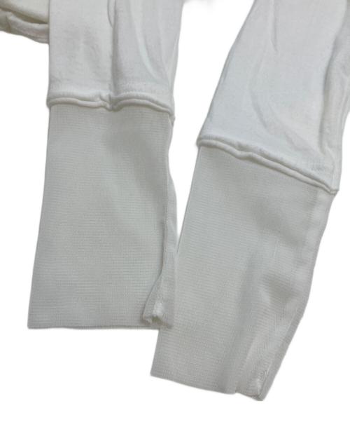 SLOBE IENA（スローブ イエナ）SLOBE IENA (スローブ イエナ) レイヤードスリーブロンTEE ホワイト サイズ:表記なしの古着・服飾アイテム