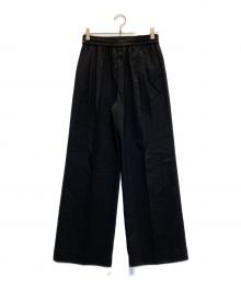 JOURNAL STANDARD relume（ジャーナルスタンダード レリューム）の古着「マットウースフレアタックパンツ」｜ブラック
