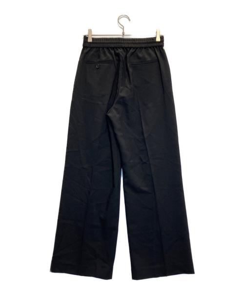 JOURNAL STANDARD relume（ジャーナルスタンダード レリューム）JOURNAL STANDARD relume (ジャーナルスタンダード レリューム) マットウースフレアタックパンツ ブラック サイズ:38 未使用品の古着・服飾アイテム