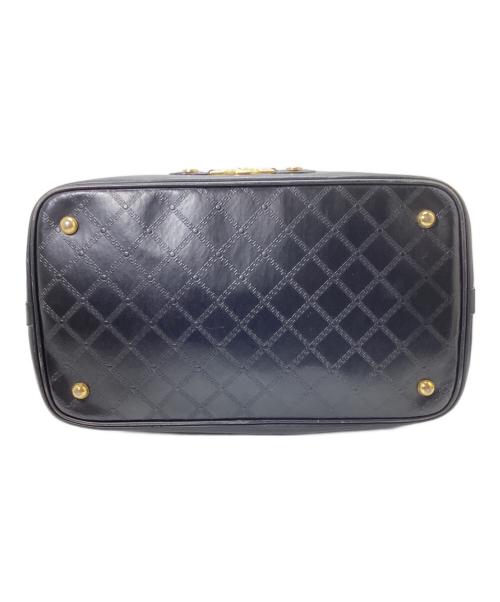 GIANNI VERSACE（ジャンニ・ヴェルサーチ）GIANNI VERSACE (ジャンニ・ヴェルサーチ) グレカラージトートバッグ ブラック サイズ:表記なしの古着・服飾アイテム
