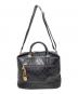 GIANNI VERSACE (ジャンニ・ヴェルサーチ) グレカラージトートバッグ ブラック サイズ:表記なし：25000円