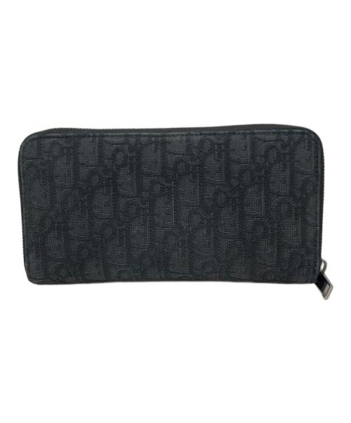 DIOR HOMME（ディオール オム）DIOR HOMME (ディオール オム) オブリーク トロッター ラウンドファスナー ブラック サイズ:表記なしの古着・服飾アイテム