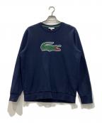 LACOSTEラコステ）の古着「クルーネックスウェット」｜ネイビー