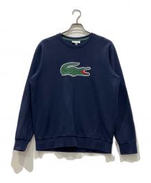 LACOSTE（ラコステ）の古着「クルーネックスウェット」｜ネイビー