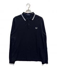 FRED PERRY（フレッドペリー）の古着「長袖ポロシャツ」｜ブラック