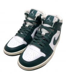 NIKE（ナイキ）の古着「Women's Air Jordan 1 Mid "Green」｜ホワイト