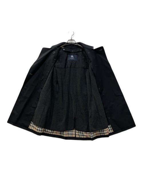 BURBERRY LONDON（バーバリーロンドン）BURBERRY LONDON (バーバリーロンドン) ライナー付きトレンチコート ブラック サイズ:40(Lサイズ相当)の古着・服飾アイテム