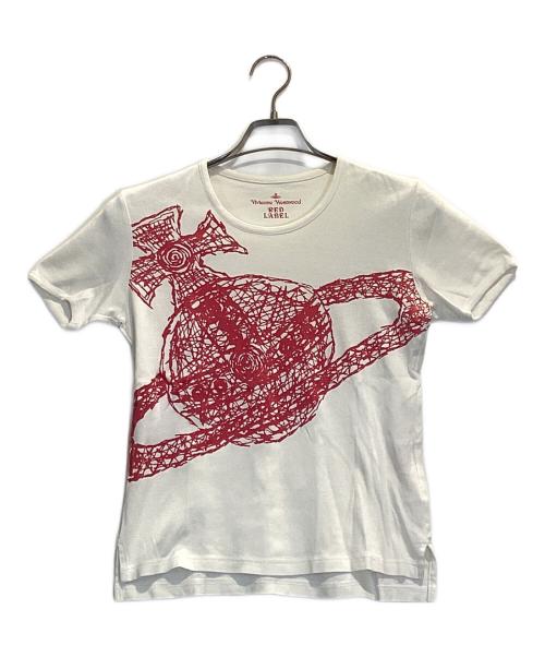 Vivienne Westwood RED LABEL（ヴィヴィアンウエストウッドレッドレーベル）Vivienne Westwood RED LABEL (ヴィヴィアンウエストウッドレッドレーベル) ビッグオーブTシャツ アイボリー サイズ:2の古着・服飾アイテム