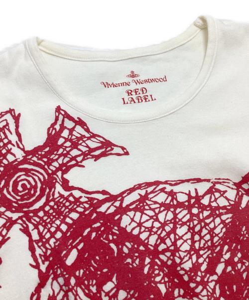 Vivienne Westwood RED LABEL（ヴィヴィアンウエストウッドレッドレーベル）Vivienne Westwood RED LABEL (ヴィヴィアンウエストウッドレッドレーベル) ビッグオーブTシャツ アイボリー サイズ:2の古着・服飾アイテム
