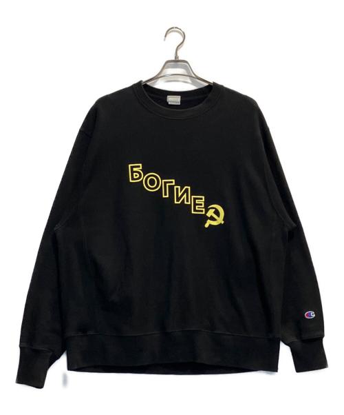 Champion REVERSE WEAVE（チャンピオン リバース ウィーブ）Champion REVERSE WEAVE (チャンピオン リバース ウィーブ) スウェット ブラック サイズ:XLの古着・服飾アイテム