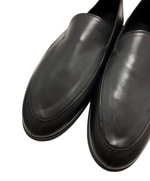 AURALEE（オーラリー）AURALEE (オーラリー) SOFT LEATHER LOAFERS ブラック サイズ:サイズ8(26CM)の古着・服飾アイテム