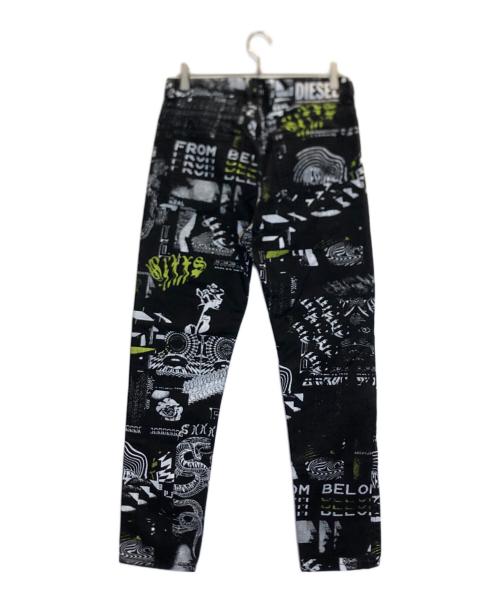 DIESEL（ディーゼル）DIESEL (ディーゼル) デニムパンツ ブラック サイズ:76cm (W30)の古着・服飾アイテム