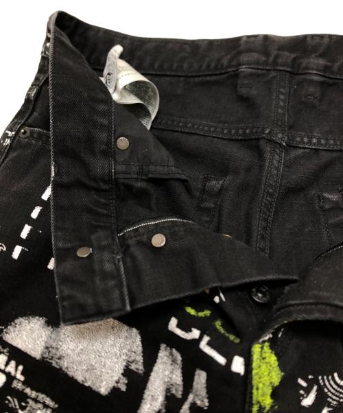 DIESEL（ディーゼル）DIESEL (ディーゼル) デニムパンツ ブラック サイズ:76cm (W30)の古着・服飾アイテム