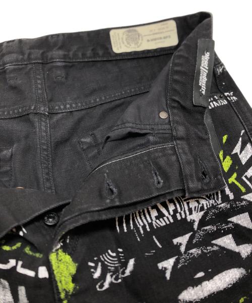 DIESEL（ディーゼル）DIESEL (ディーゼル) デニムパンツ ブラック サイズ:76cm (W30)の古着・服飾アイテム