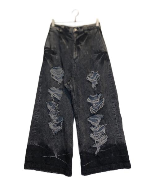 MAISON SPECIAL（メゾンスペシャル）MAISON SPECIAL (メゾンスペシャル) Destroy Denim Prime-Wide Pants インディゴの古着・服飾アイテム