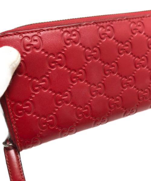 GUCCI（グッチ）GUCCI (グッチ) 長財布 レッド サイズ:表記なしの古着・服飾アイテム