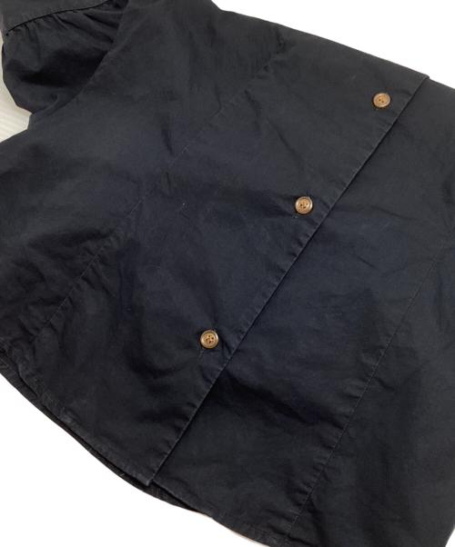 Vivienne Westwood RED LABEL（ヴィヴィアンウエストウッドレッドレーベル）Vivienne Westwood RED LABEL (ヴィヴィアンウエストウッドレッドレーベル) アシンメトリー半袖シャツブラウス ネイビー サイズ:1の古着・服飾アイテム