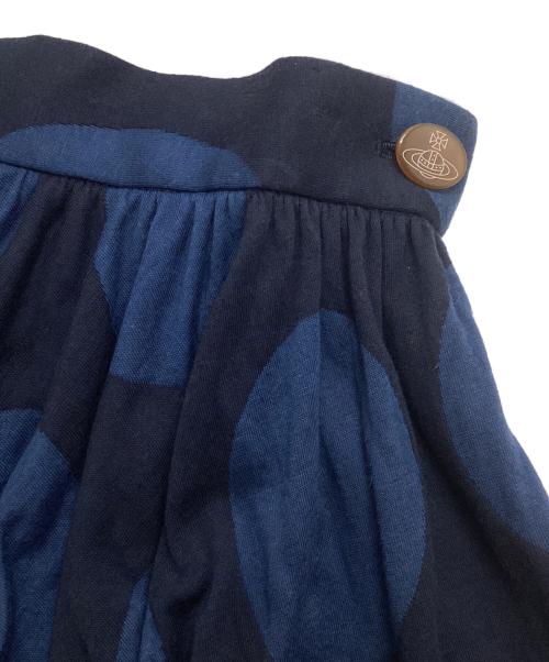 Vivienne Westwood RED LABEL（ヴィヴィアンウエストウッドレッドレーベル）Vivienne Westwood RED LABEL (ヴィヴィアンウエストウッドレッドレーベル) ミニスカート ネイビー サイズ:2の古着・服飾アイテム