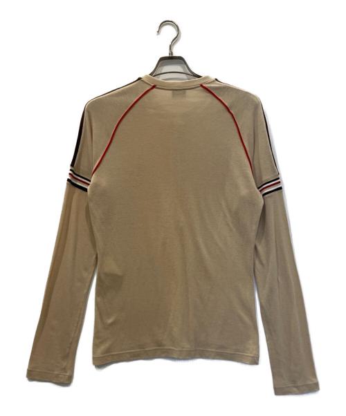 DOLCE & GABBANA（ドルチェ＆ガッバーナ）DOLCE & GABBANA (ドルチェ＆ガッバーナ) ヘンリーネックカットソー ベージュ サイズ:Mの古着・服飾アイテム