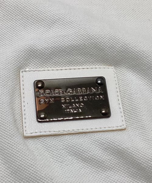 DOLCE & GABBANA（ドルチェ＆ガッバーナ）DOLCE & GABBANA (ドルチェ＆ガッバーナ) ポロシャツ ホワイト サイズ:48の古着・服飾アイテム