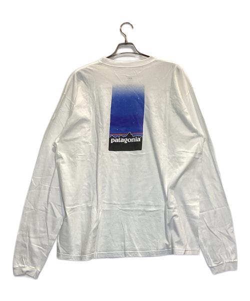 Patagonia（パタゴニア）Patagonia (パタゴニア) 長袖Tシャツ ホワイト サイズ:XLの古着・服飾アイテム