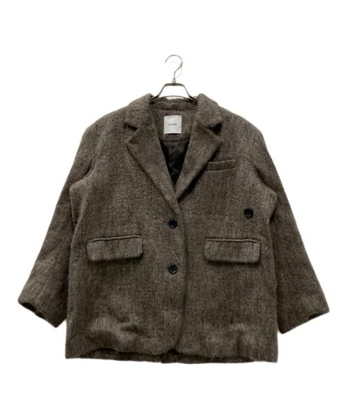 CLANE（クラネ）CLANE (クラネ) MIX SHAGGY OVER TAILORED JACKET ブラウン サイズ:1の古着・服飾アイテム