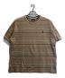 stussy（ステューシー）の古着「ボーダーTシャツ」｜ブラウン