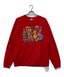 DISNEY（ディズニー）の古着「プリントスウェット」｜レッド