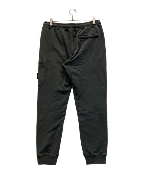 STONE ISLAND（ストーンアイランド）STONE ISLAND (ストーンアイランド) コットンスウェットシャーリングテーパードパンツ カーキ サイズ:Lの古着・服飾アイテム