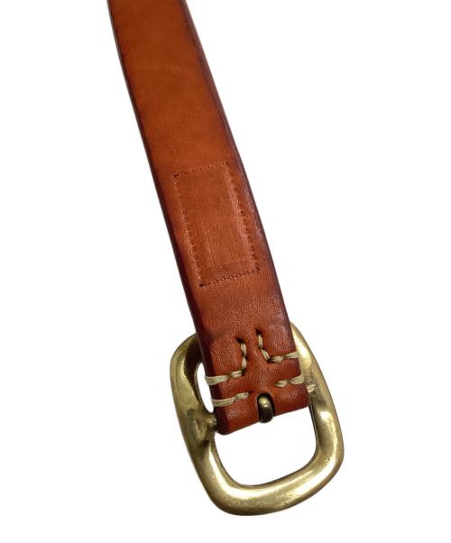 AVIREX（アヴィレックス）AVIREX (アヴィレックス) VINTAGE WORKS (ヴィンテージワークス) レザーベルト バーガンディー サイズ:29/74の古着・服飾アイテム
