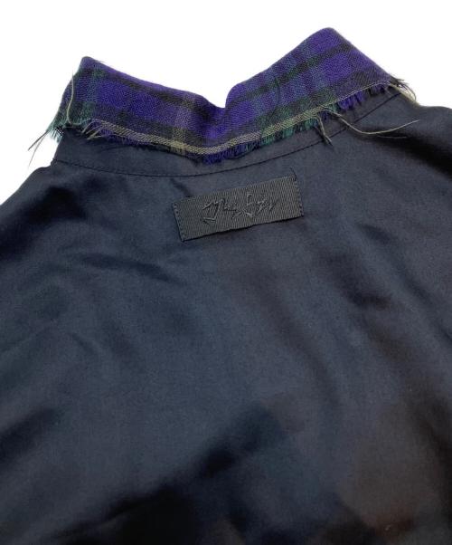 DIESEL（ディーゼル）DIESEL (ディーゼル) 切替シャツワンピース パープル サイズ:Sの古着・服飾アイテム