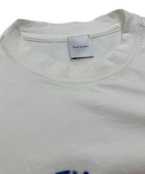 PAUL SMITH（ポールスミス）PAUL SMITH (ポールスミス) サークルロゴ プリントTシャツ ホワイト サイズ:Mの古着・服飾アイテム