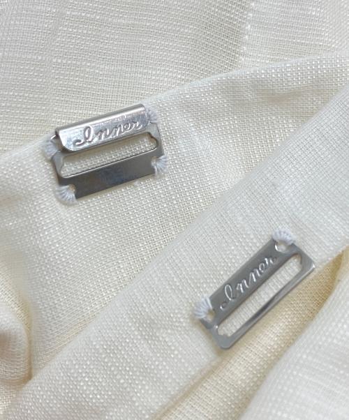 LEONARD FASHION（レオナールファッション）LEONARD FASHION (レオナールファッション) リネンコート ホワイト サイズ:11ARの古着・服飾アイテム