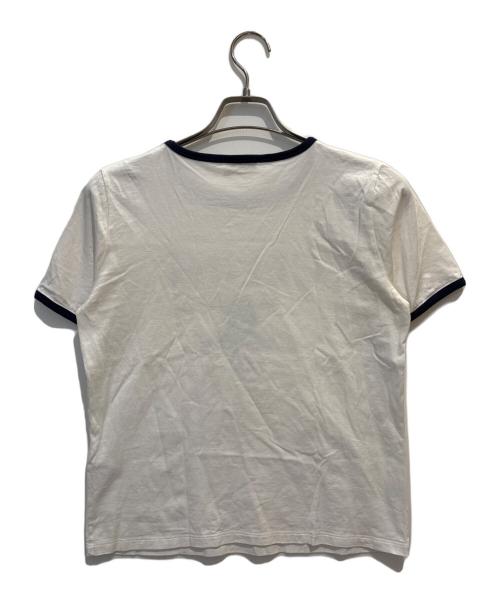 CELINE（セリーヌ）CELINE (セリーヌ) トリオンフリンガーTシャツ ホワイト サイズ:Lの古着・服飾アイテム