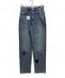 MOSCHINO JEANS（モスキーノジーンズ）の古着「パールトリムジーンズ」｜インディゴ