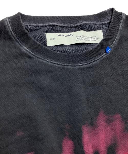 OFFWHITE（オフホワイト）OFFWHITE (オフホワイト) プリントスウェット ブラック サイズ:Mの古着・服飾アイテム