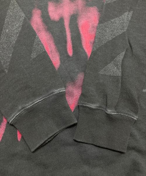 OFFWHITE（オフホワイト）OFFWHITE (オフホワイト) プリントスウェット ブラック サイズ:Mの古着・服飾アイテム