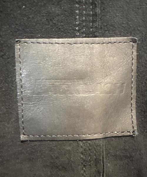 ISAMU KATAYAMA BACKLASH（イサムカタヤマ・バックラッシュ）ISAMU KATAYAMA BACKLASH (イサムカタヤマ・バックラッシュ) KANGAROO SUEDE JUMPSUIT ブラック サイズ:Lの古着・服飾アイテム