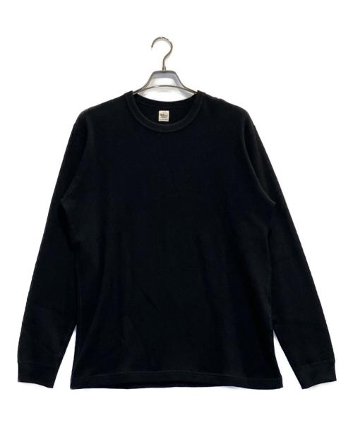 Ron Herman（ロンハーマン）Ron Herman (ロンハーマン) ワッフルカットソー ブラック サイズ:Lの古着・服飾アイテム