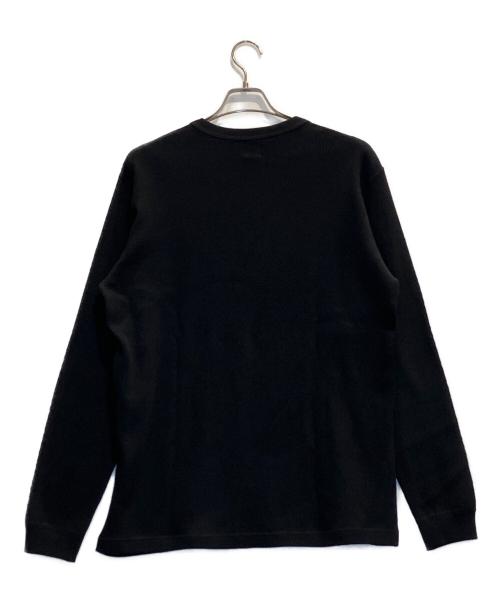 Ron Herman（ロンハーマン）Ron Herman (ロンハーマン) ワッフルカットソー ブラック サイズ:Lの古着・服飾アイテム