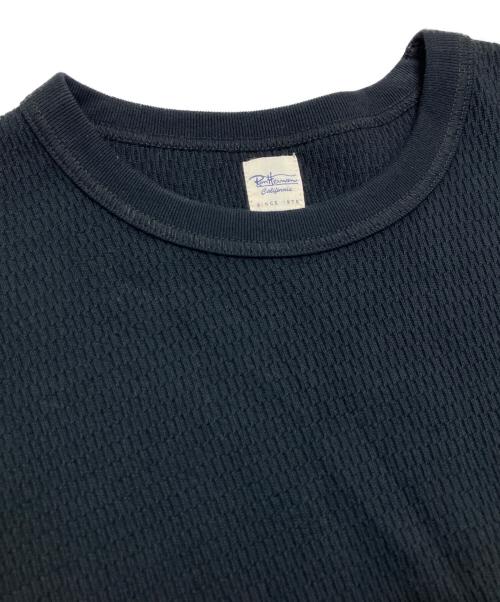 Ron Herman（ロンハーマン）Ron Herman (ロンハーマン) ワッフルカットソー ブラック サイズ:Lの古着・服飾アイテム