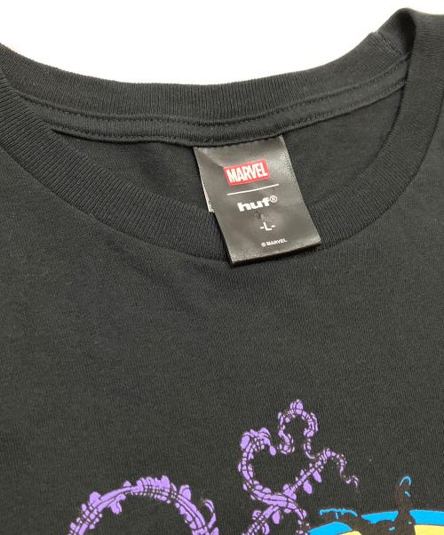 MARVEL（マーベル）MARVEL (マーベル) HUF (ハフ) Tシャツ ブラック サイズ:Lの古着・服飾アイテム