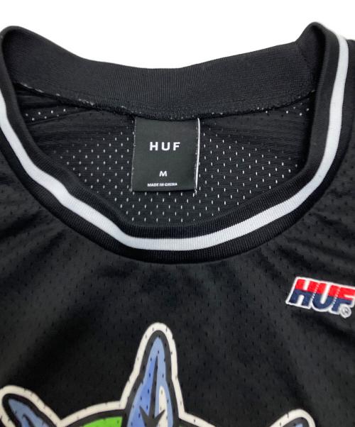 HUF（ハフ）HUF (ハフ) ゲームシャツ ブラック サイズ:Mの古着・服飾アイテム